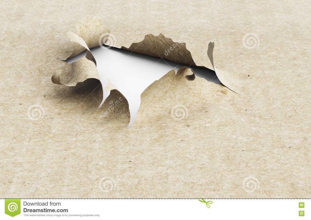 Лист с рваными краями