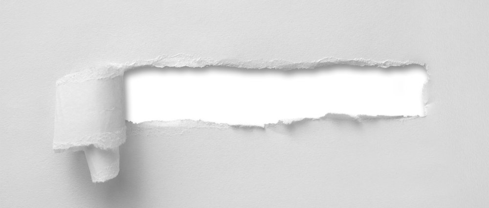 Рваный край бумаги