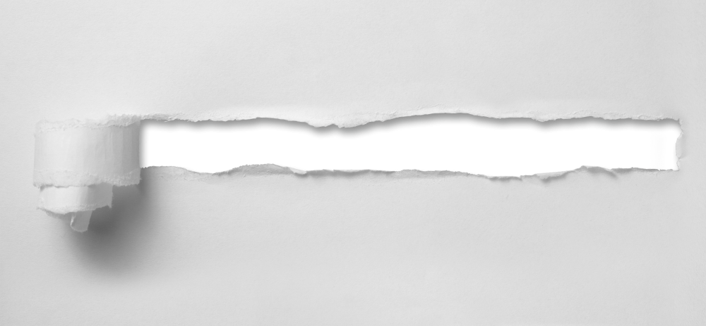 Рваный край бумаги