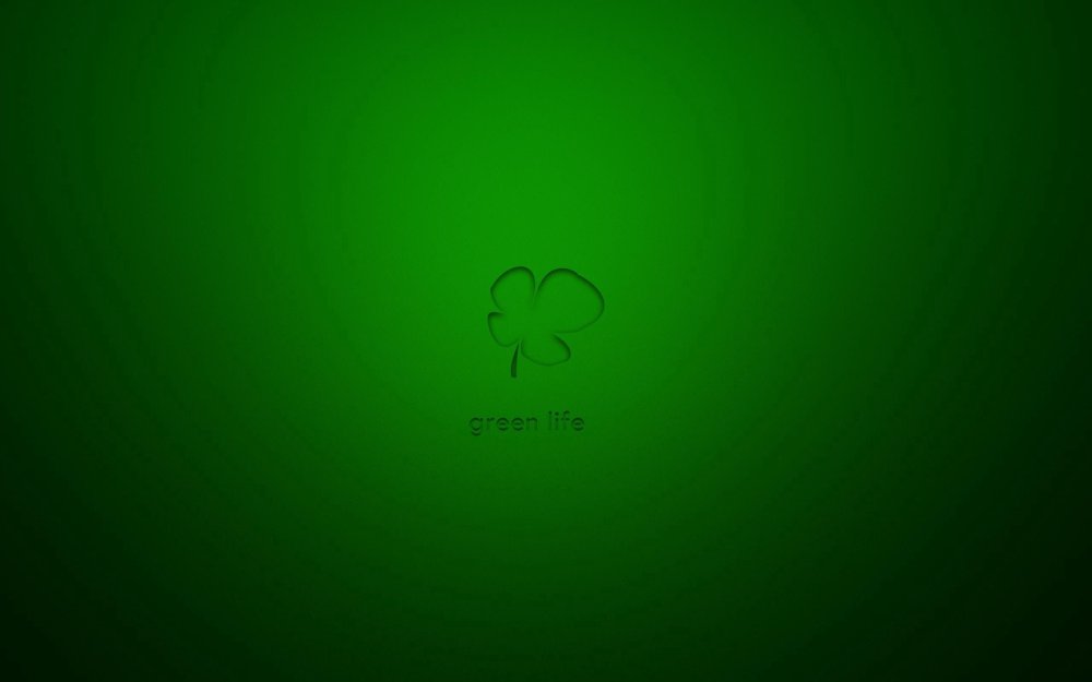 Заставка на рабочий стол зеленая