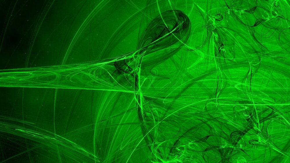 Необычный зеленый фон