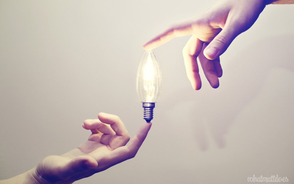 Лампочка креатив