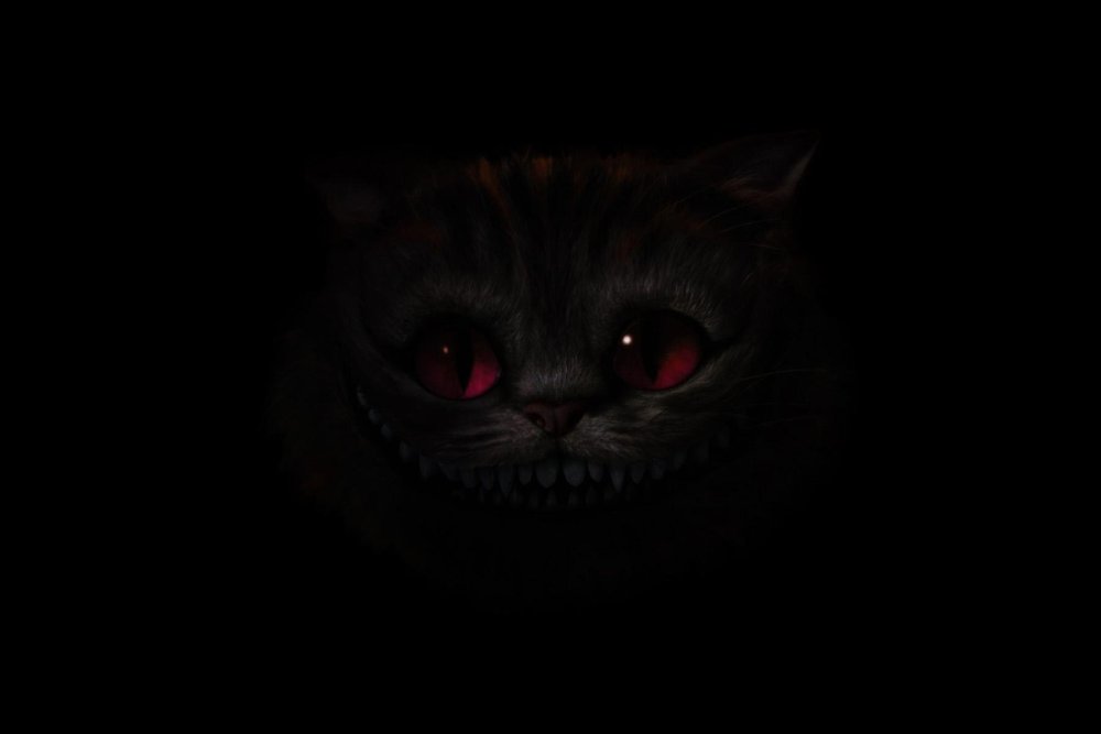 Красные глаза в темноте