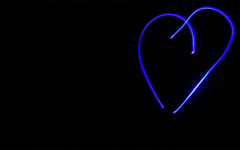 Сердечко черное