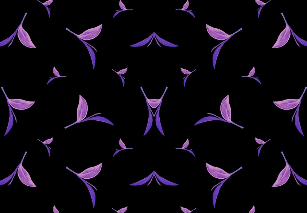 Черно фиолетовые обои