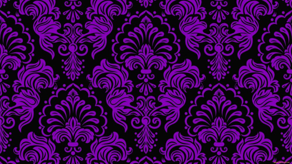 Фиолетовый фон с узорами