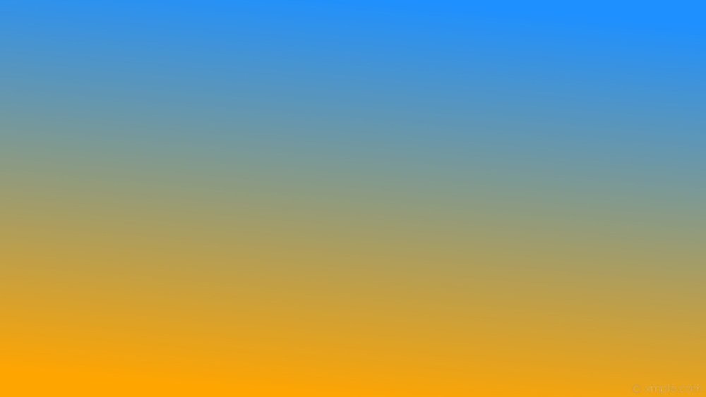 Градиент от голубого к оранжевому