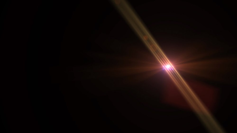 Лучи на черном фоне