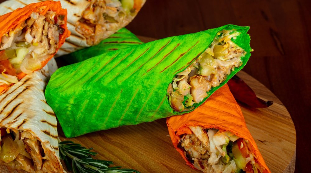 Разноцветная шаурма