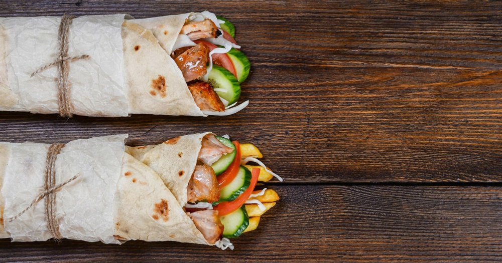 Шаурма сверху