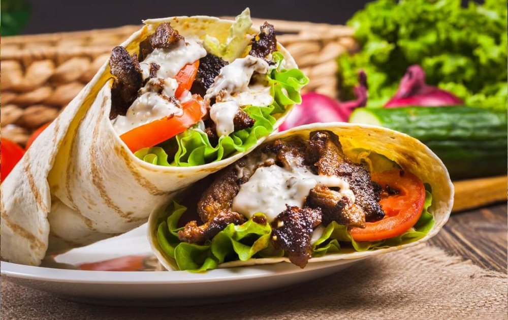Донер кебаб в лаваше