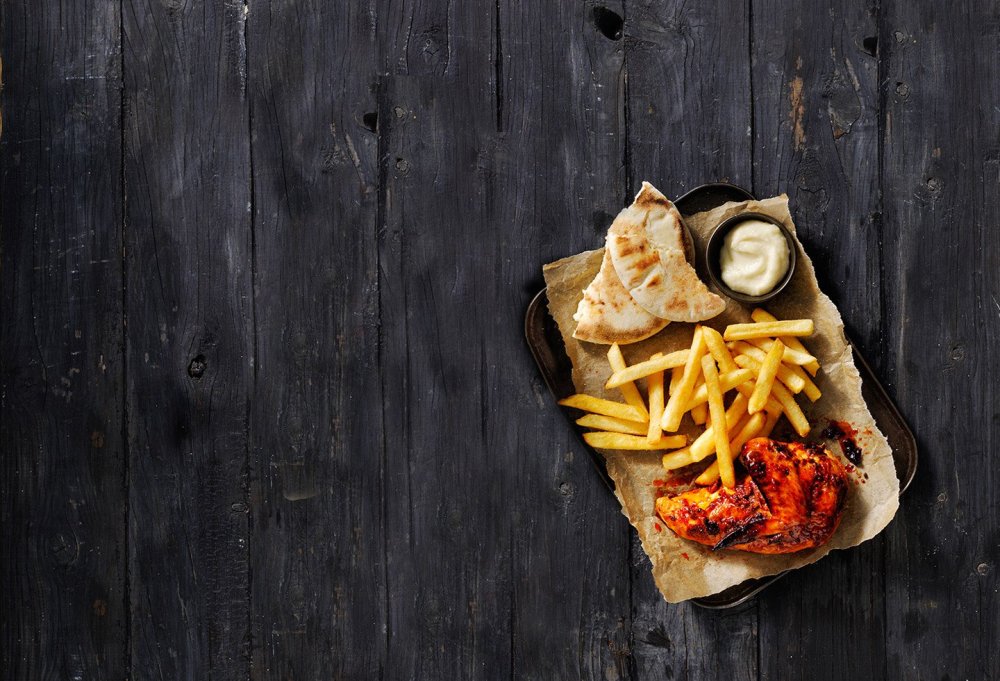 Фон для меню фаст фуда