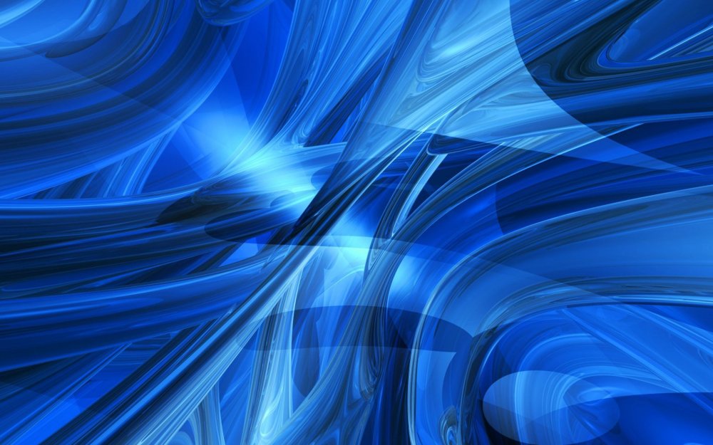 Синяя абстракция