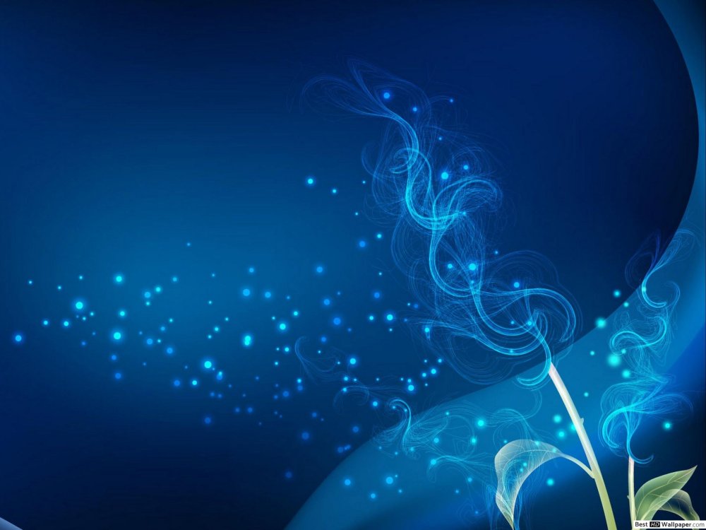 Красивые синие обои