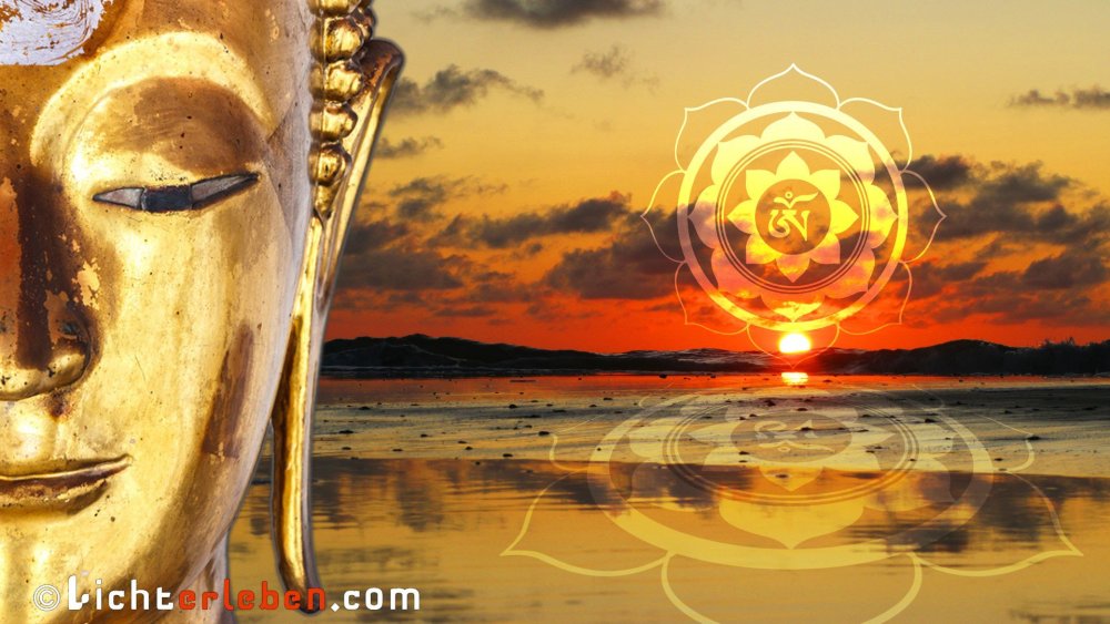 Лотос, Будда, ом