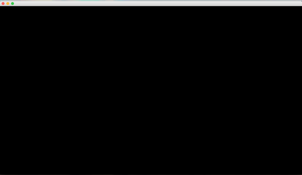 Чёрный экран на весь экран