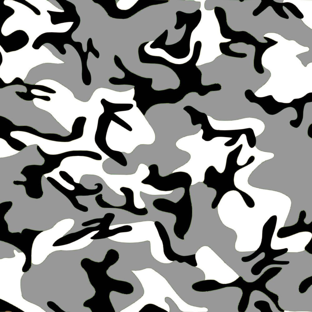 Черно белый камуфляж