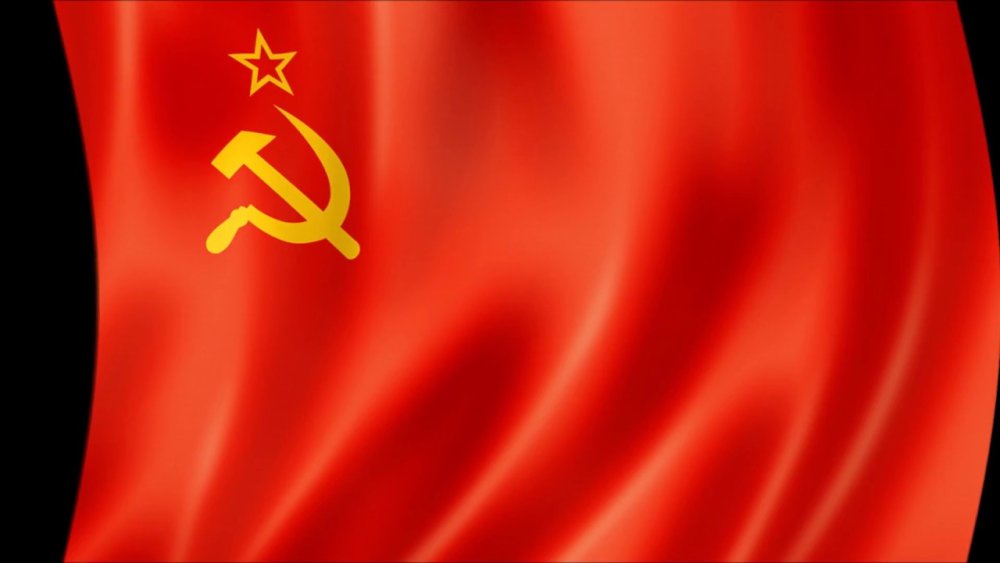 Флаг советского Союза ткань