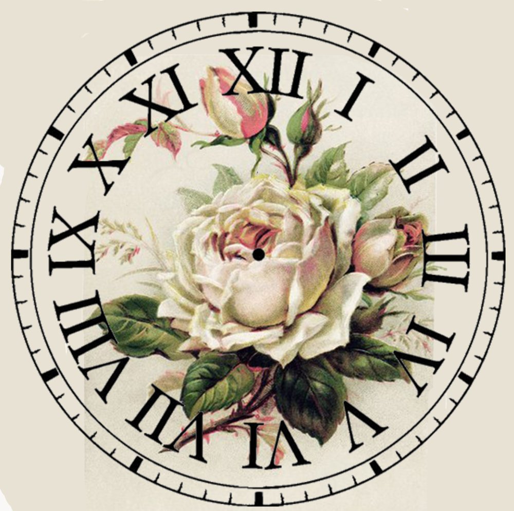 Овальный циферблат для декупажа