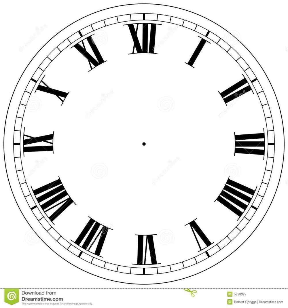 Римский циферблат для часов