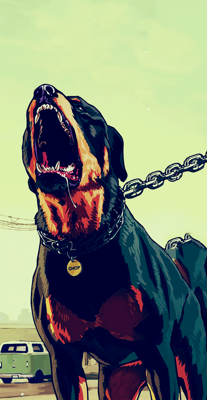 Ротвейлер из ГТА 5 Чоп