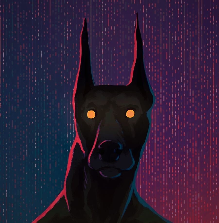 Собака Доберман