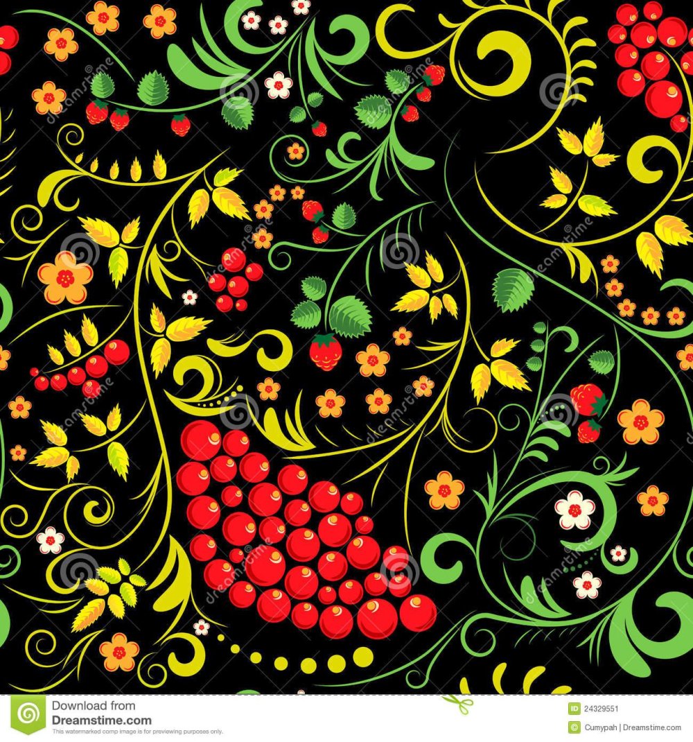 Калина Хохлома