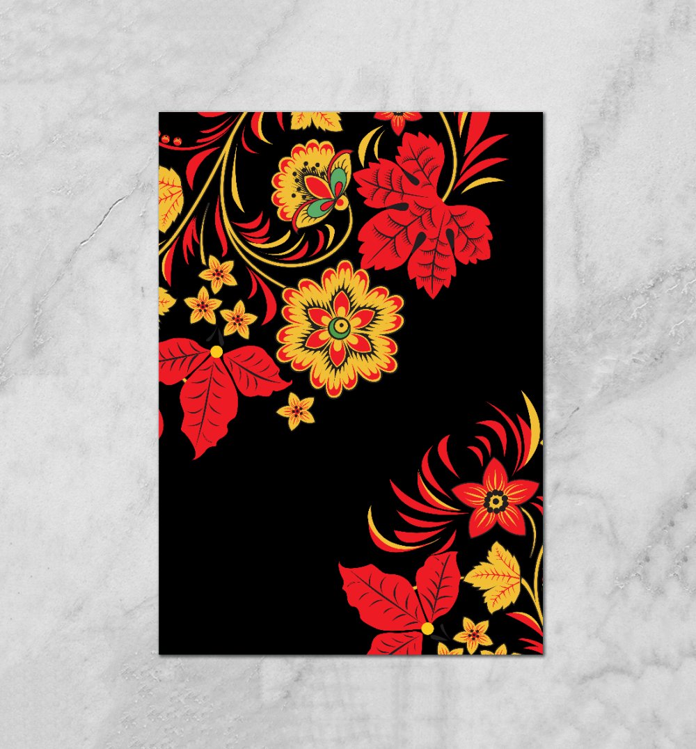 Принты Хохлома