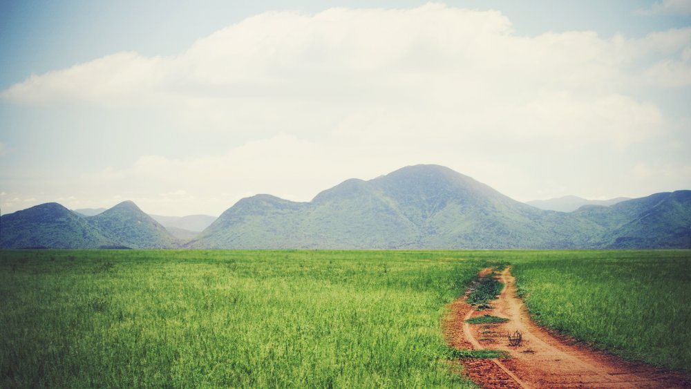 Горы вдалеке