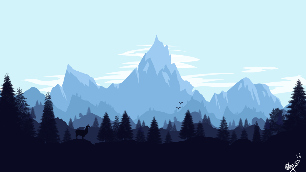 Пейзажи в стиле Минимализм