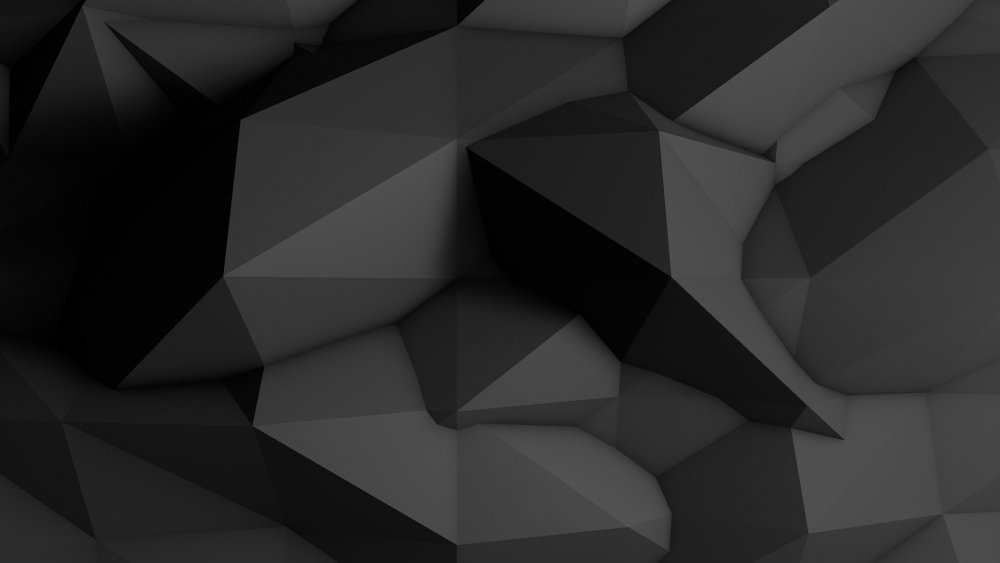 Геометрические фигуры на темном фоне