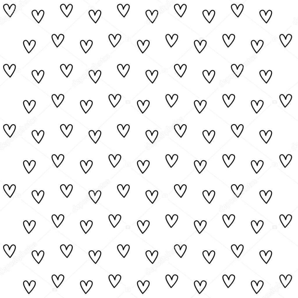 Сердечки фон раскраска