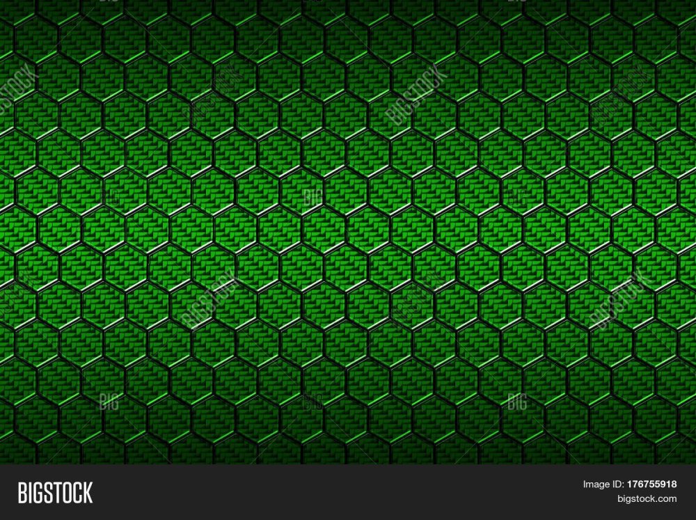 Черно зеленый карбон