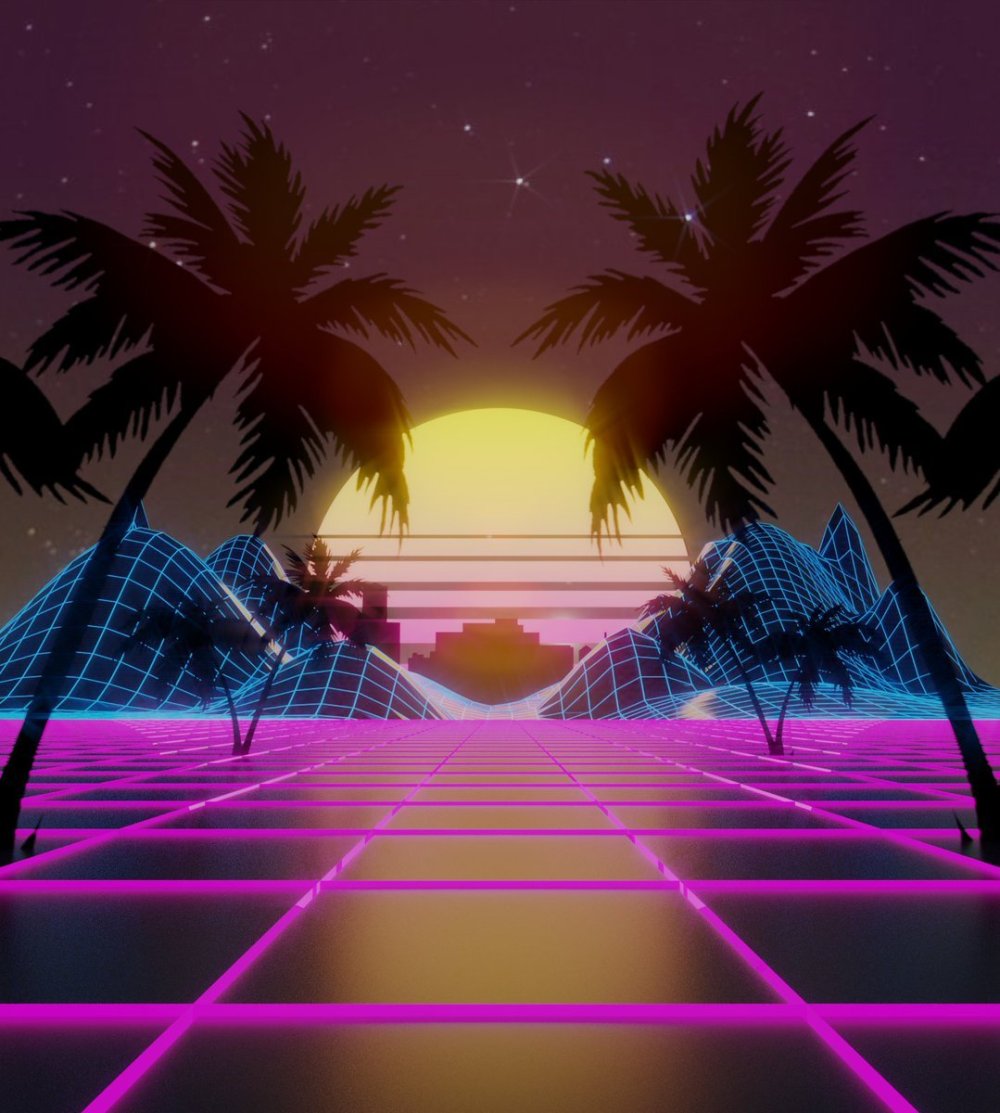 Розовые пальмы