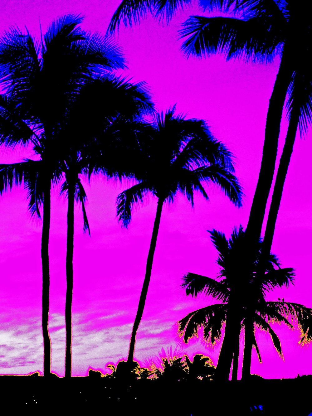 Хотлайн Майами пальмы 1920