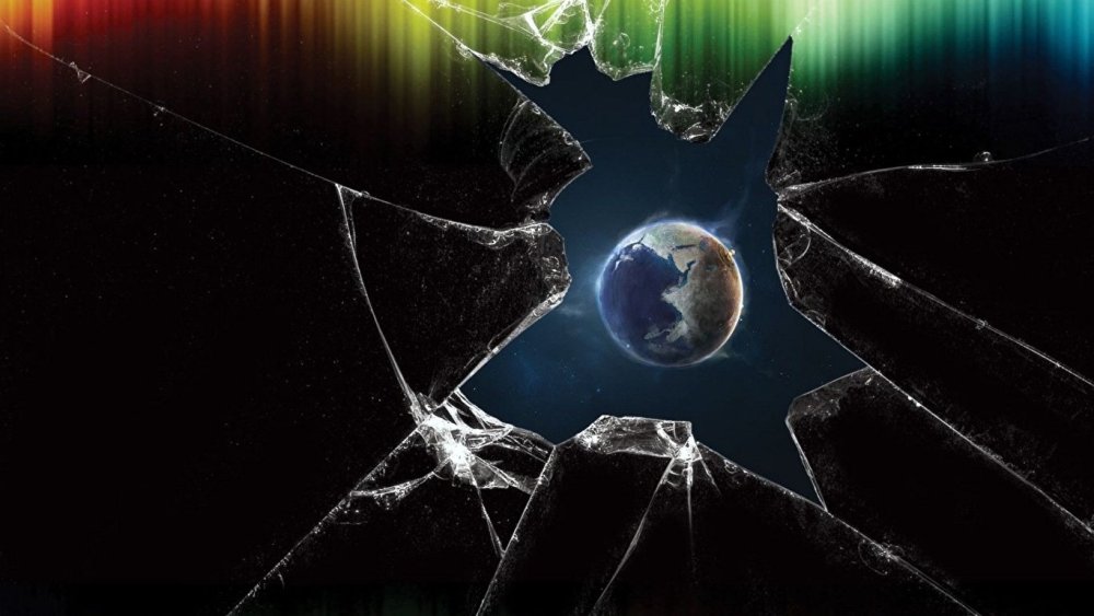 Разбитый экран телевизора