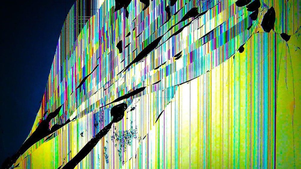 Имитация разбитого экрана