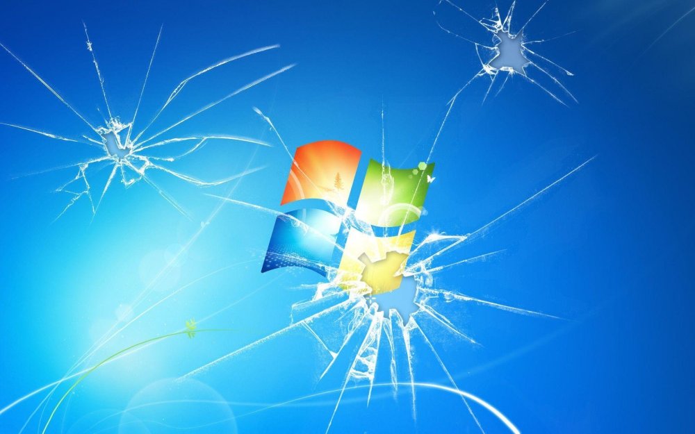 Разбитый экран Windows