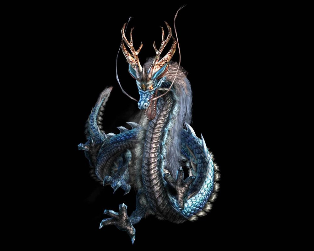 Дракон абстракция