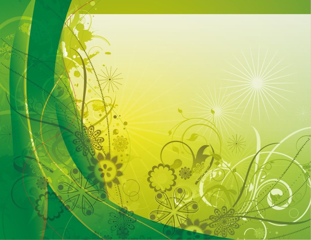 Цветочный фон для буклета