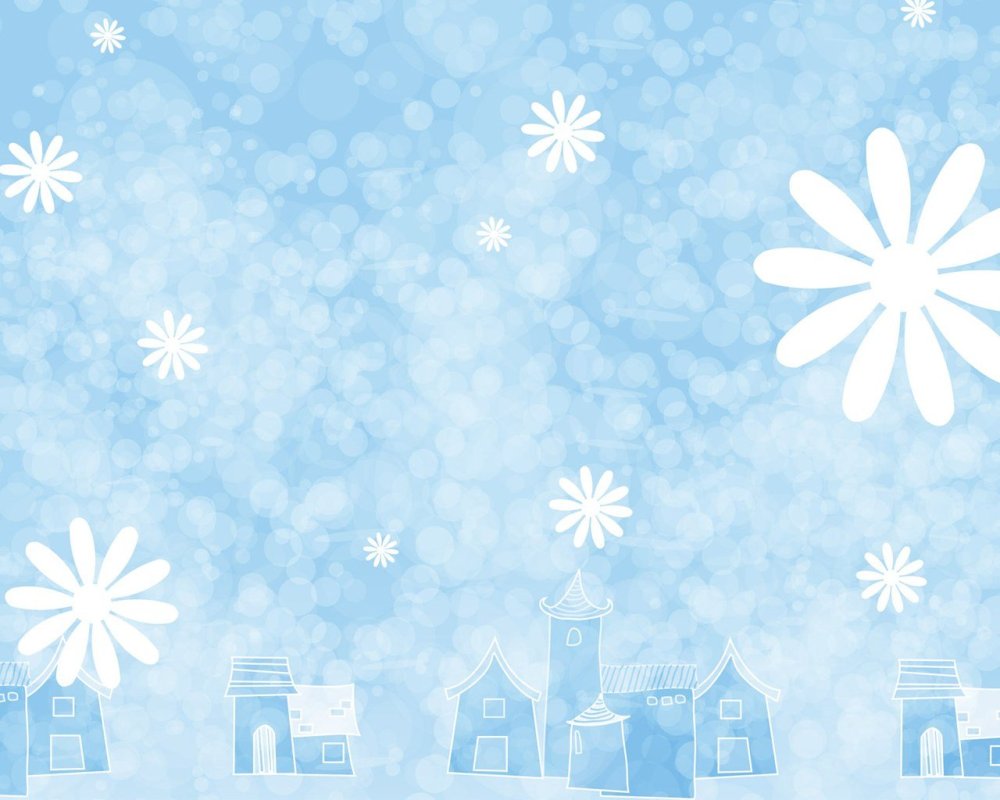 Фон голубой детский