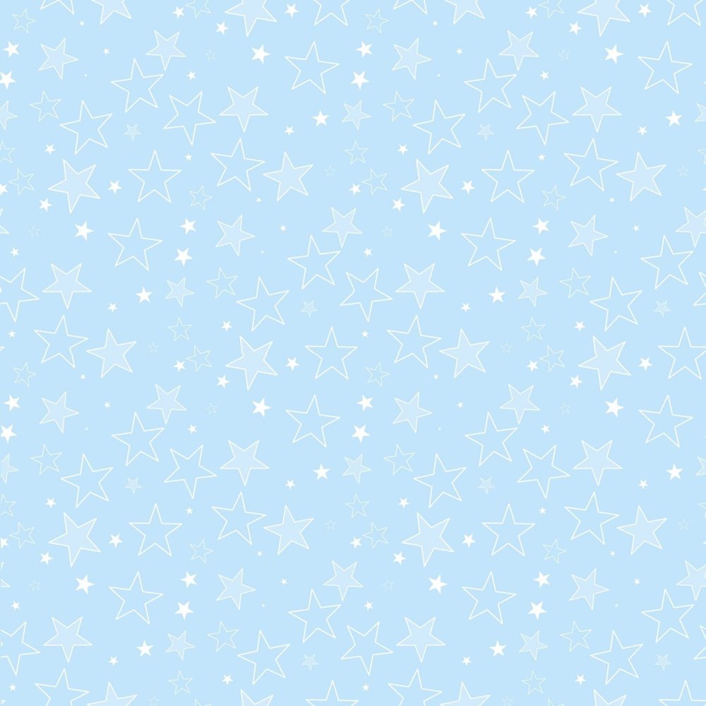 Голубой фон со звездочками