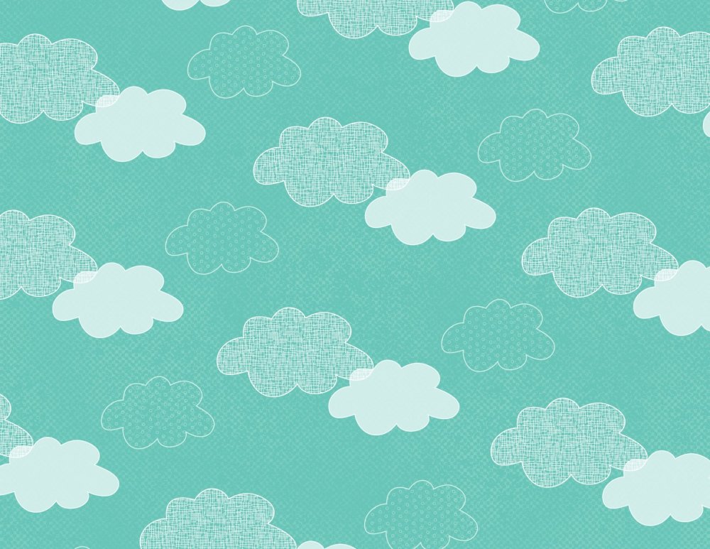 Фон голубой детский