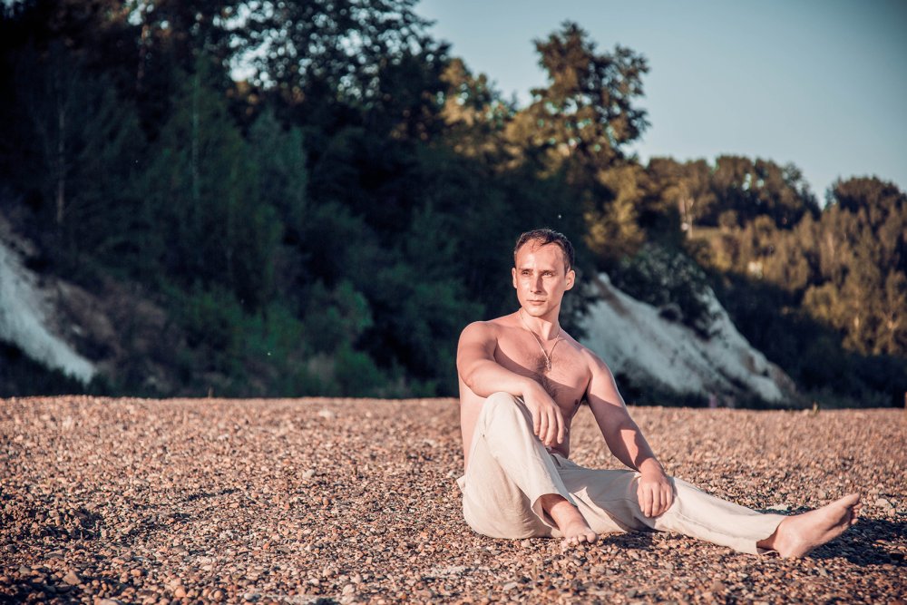 Мужчина на природе