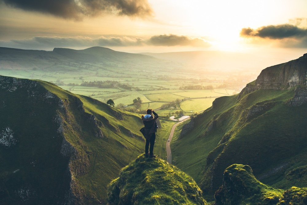 Человек в горах
