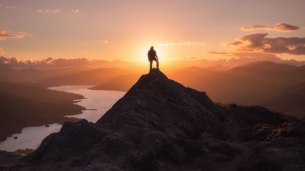 Человек в горах