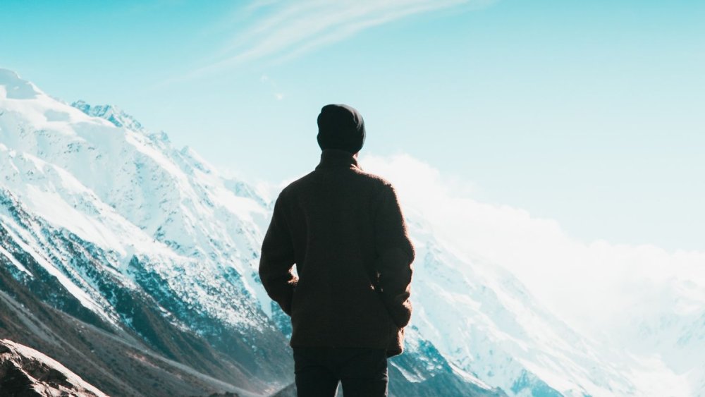 Парень в горах