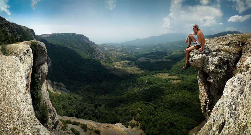 Вид с обрыва