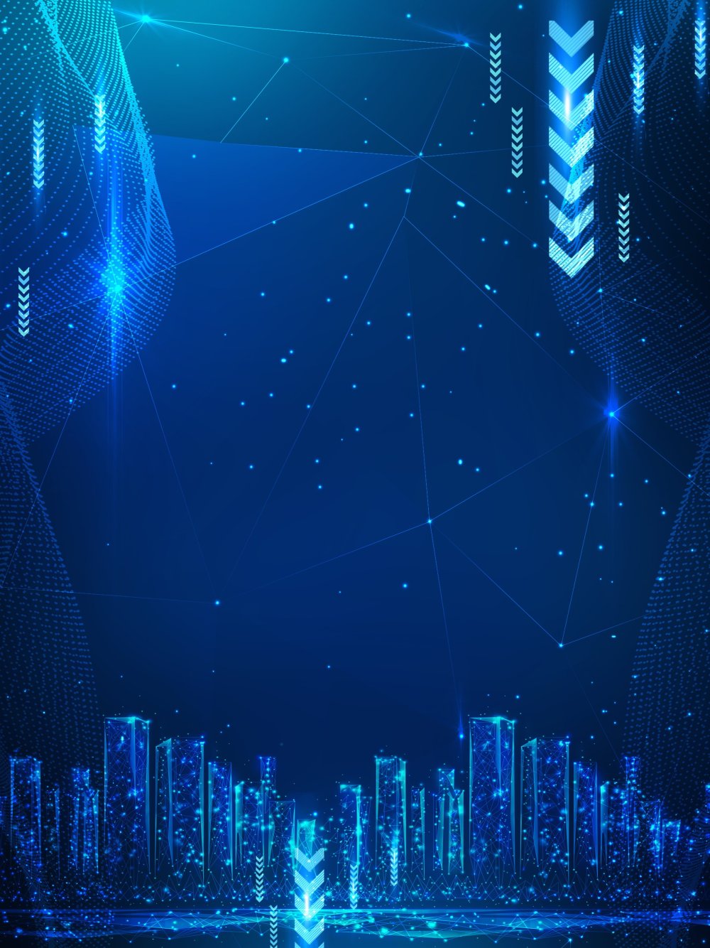 Синий абстрактный фон