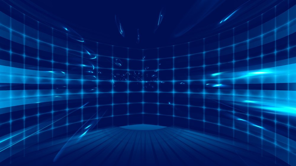 Синий цифровой фон